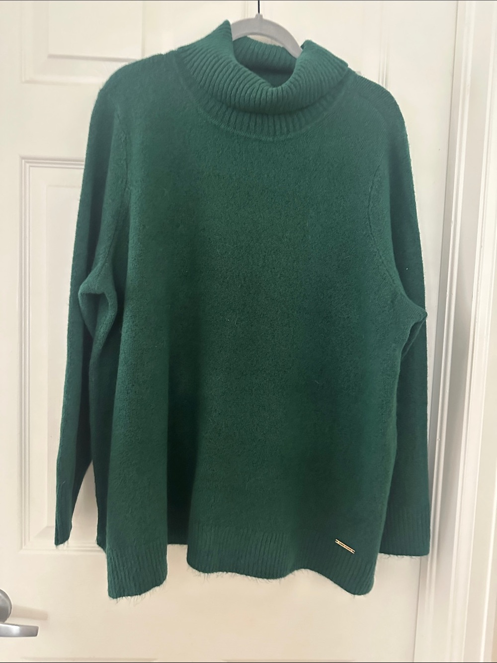 Anne Klein Forest Green Turtleneck Sweater